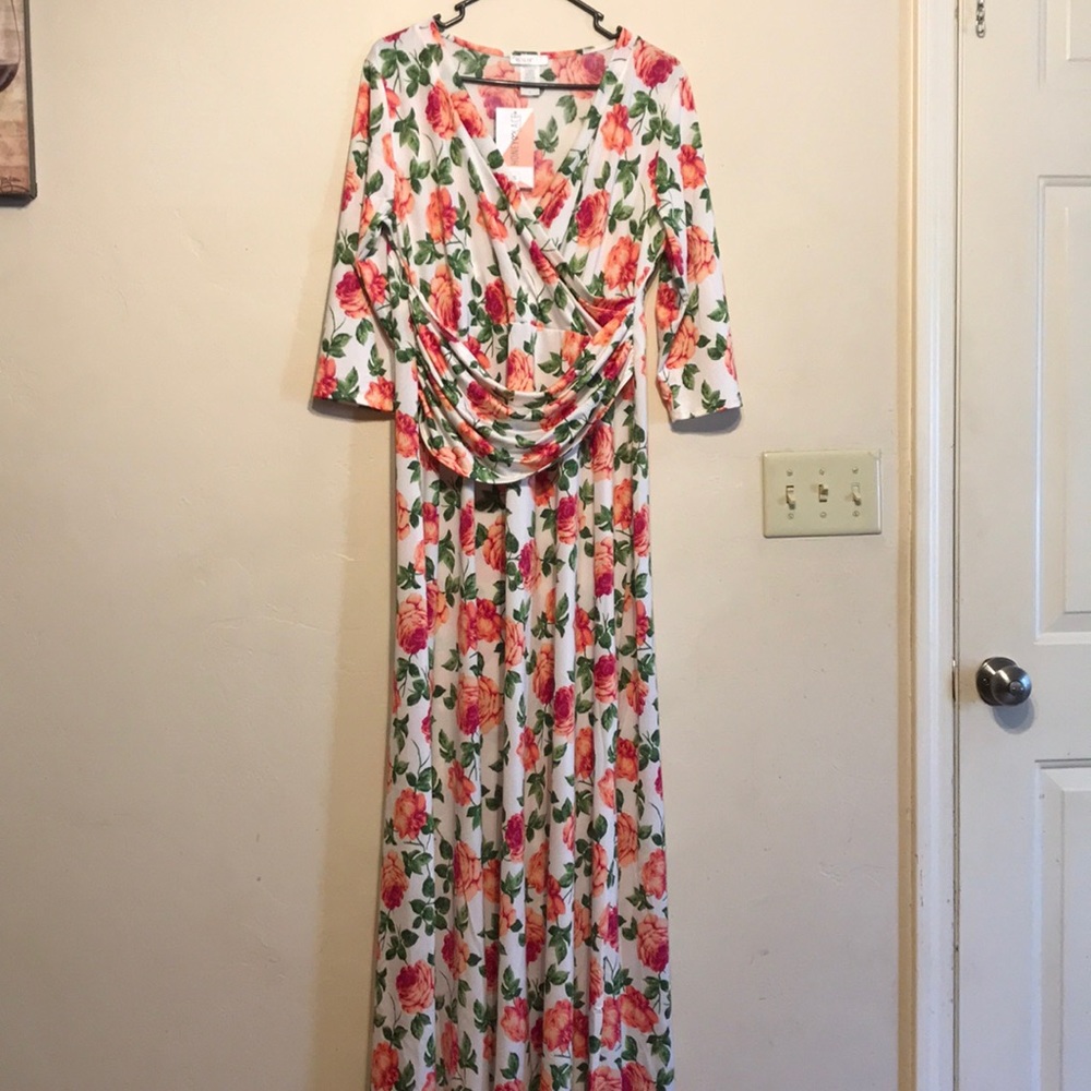 Honey and Lace / Piphany Rocklin Wrap Dress - XL